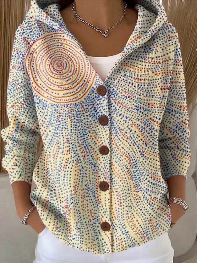 Elegante Damen Hoodie zum Schichten in Hellgelb