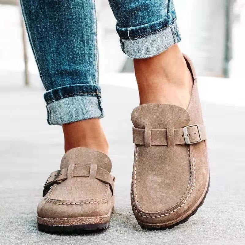 Elegante Damen Loafer für Frühling in Beige