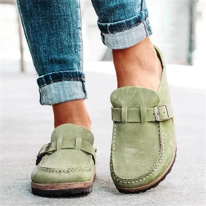 Elegante Damen Loafer für Frühling in Grün