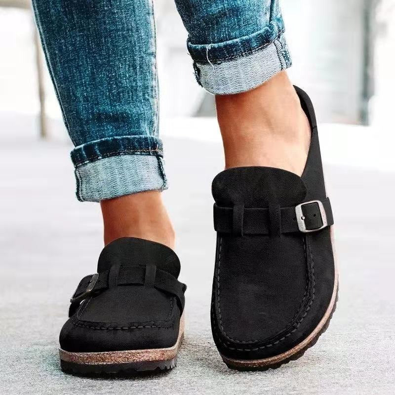 Elegante Damen Loafer für Frühling in Schwarz