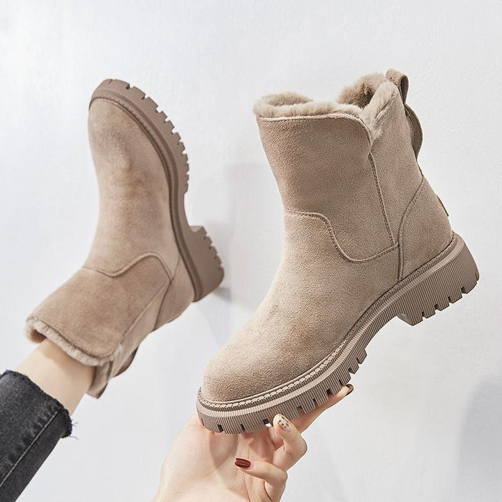 Elegante Damen Stiefel für Herbst in Beige