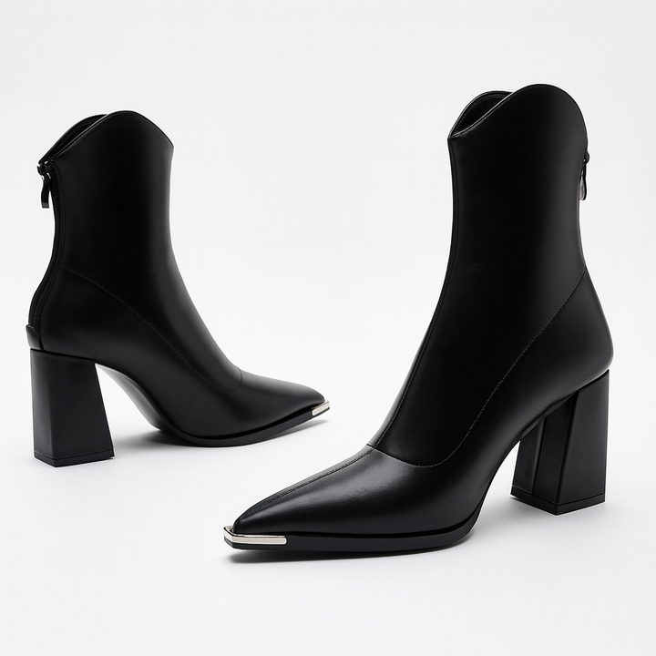 Elegante Damen Stiefeletten im klassischen Stil (3)
