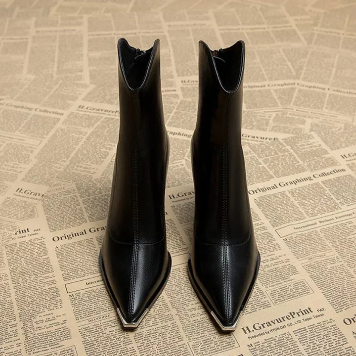 Elegante Damen Stiefeletten im klassischen Stil (7)