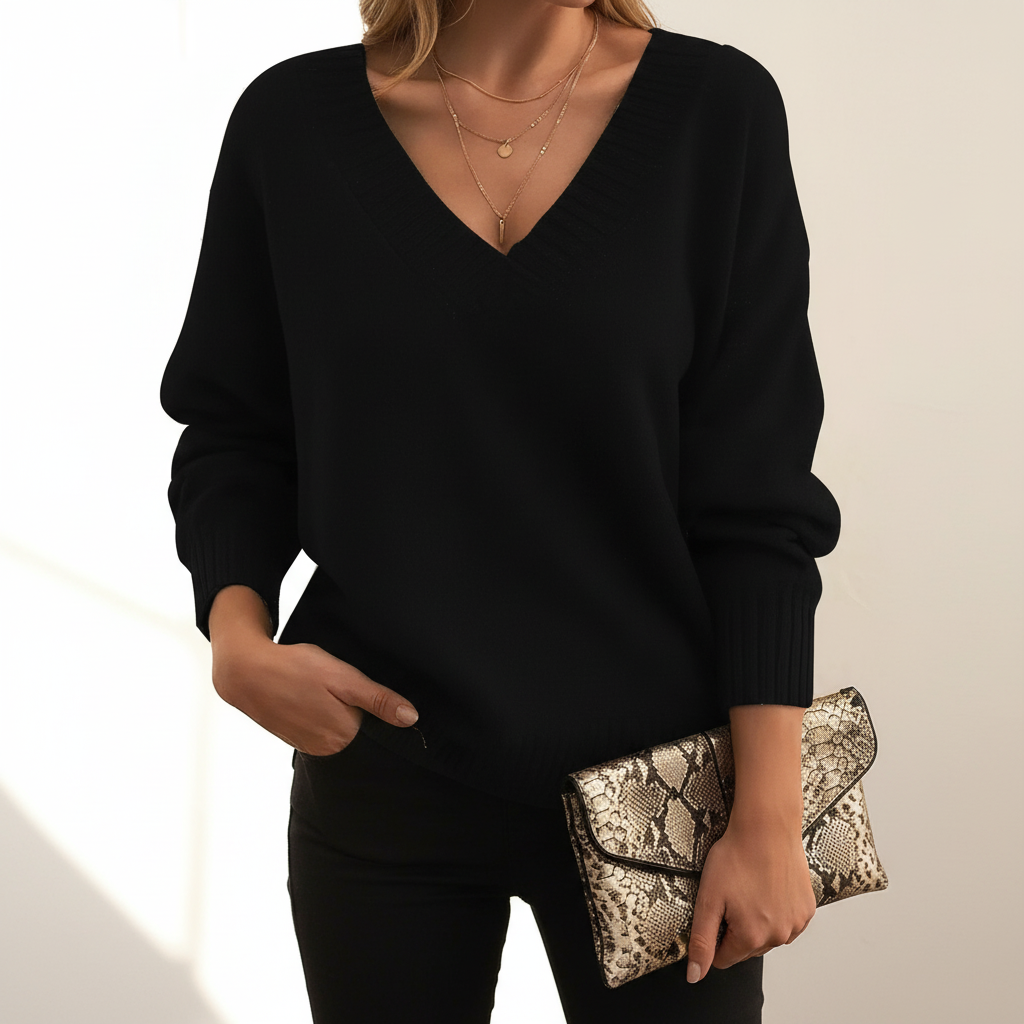 Elegante Damen Strickjacke aus reinem Kaschmir (2)