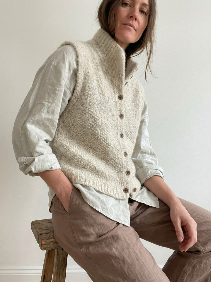 Elegante Damen Strickjacke zum Schichten (2)
