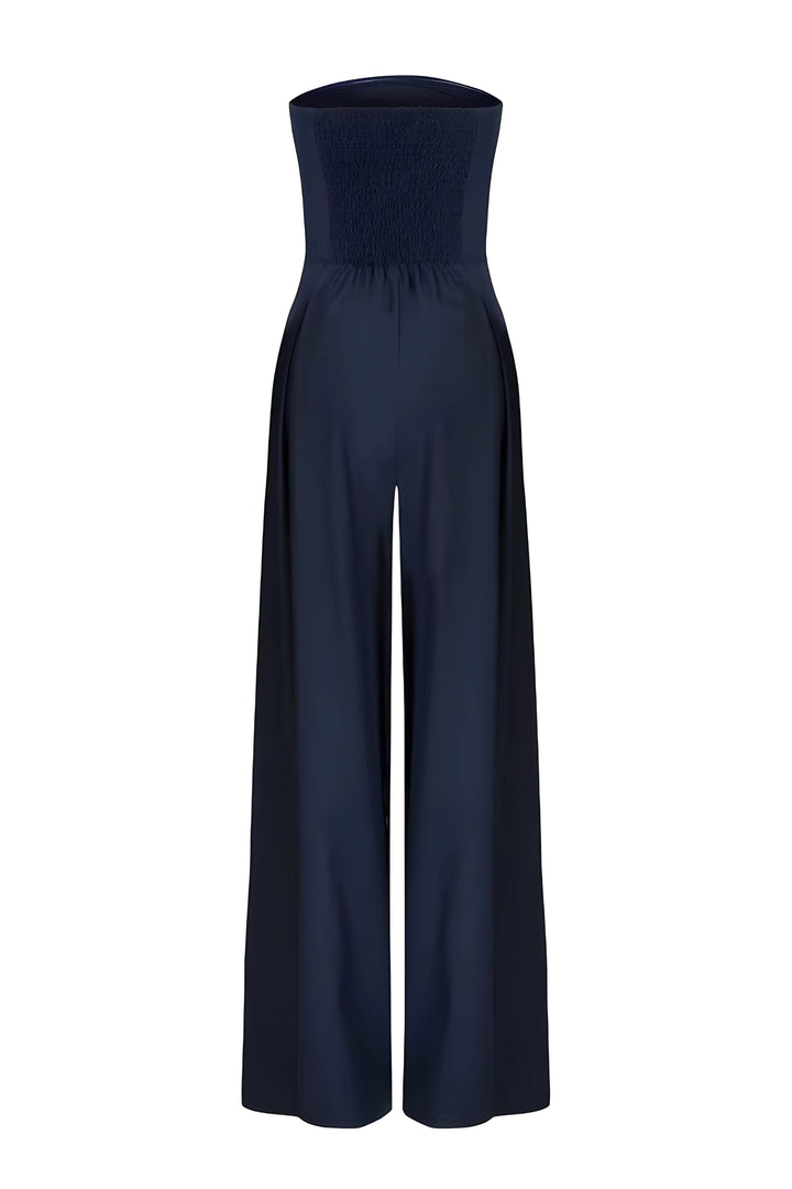 Elegante Damen Trägerloses Jumpsuit Set (3)