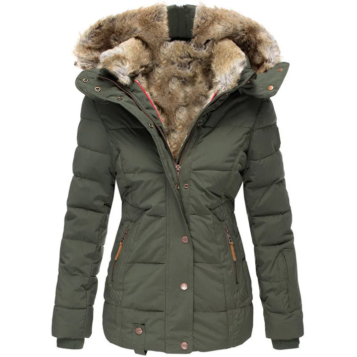 Elegante Damen Übergangsjacke für Herbst in Grün