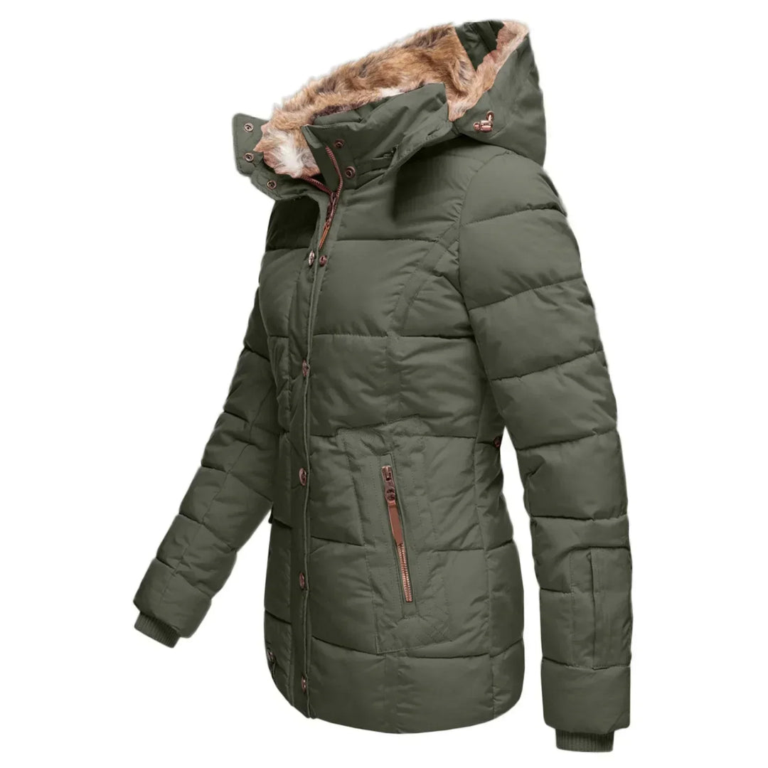 Elegante Damen Winterjacke im Slim-Fit