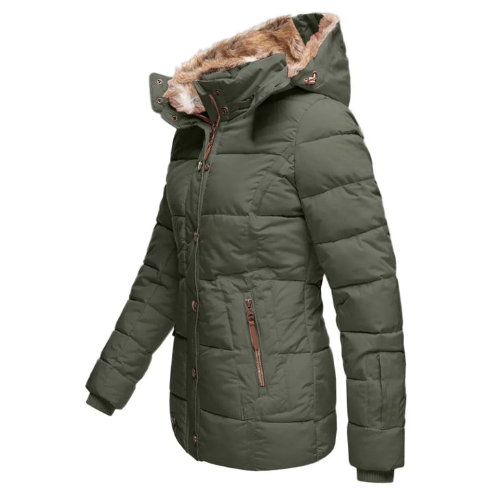 Elegante Damen Winterjacke im Slim-Fit