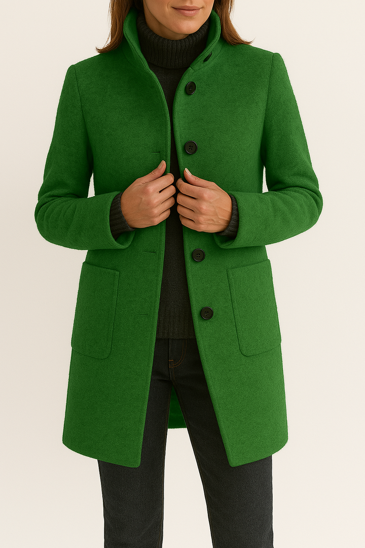 Elegante Damenjacke für Herbsttage in Grün