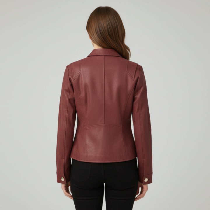 Elegante Kurze Jacke Damen im Blazer-Stil (2)