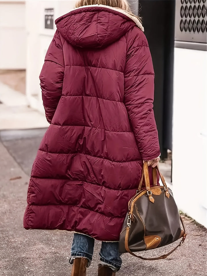 Elegante lange Damen Jacke für Herbst (8)