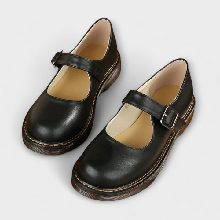 Elegante Orthopädische Mary Janes in Schwarz
