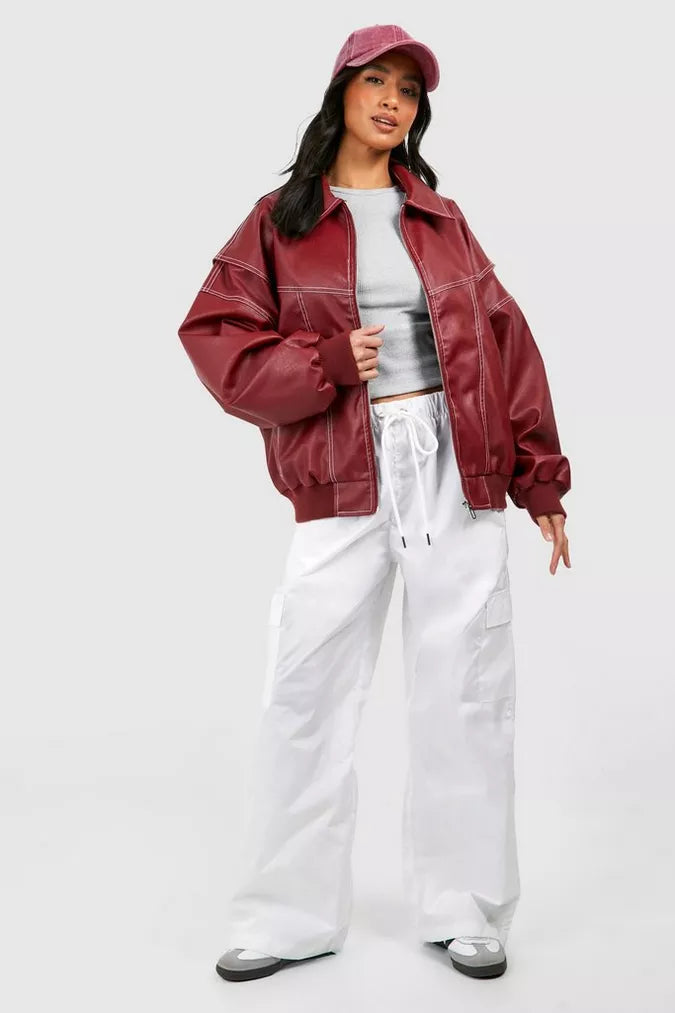 Elegante Oversize-Jacke im Bomberstil (7)