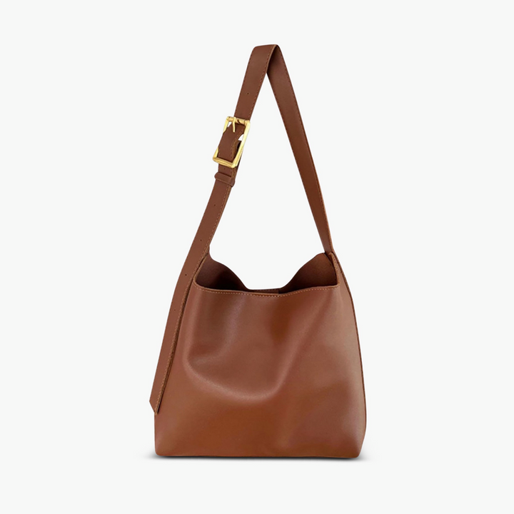 Elegante Schultertasche für den Alltag in Braun