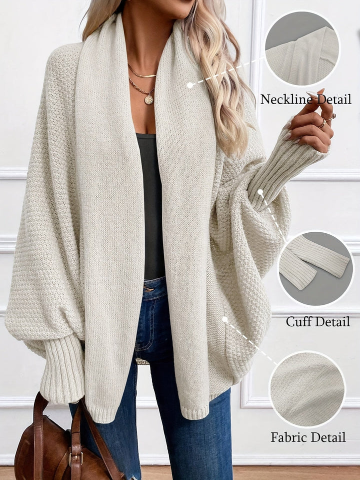 Elegante Shawl-Kragen Cardigan (6)