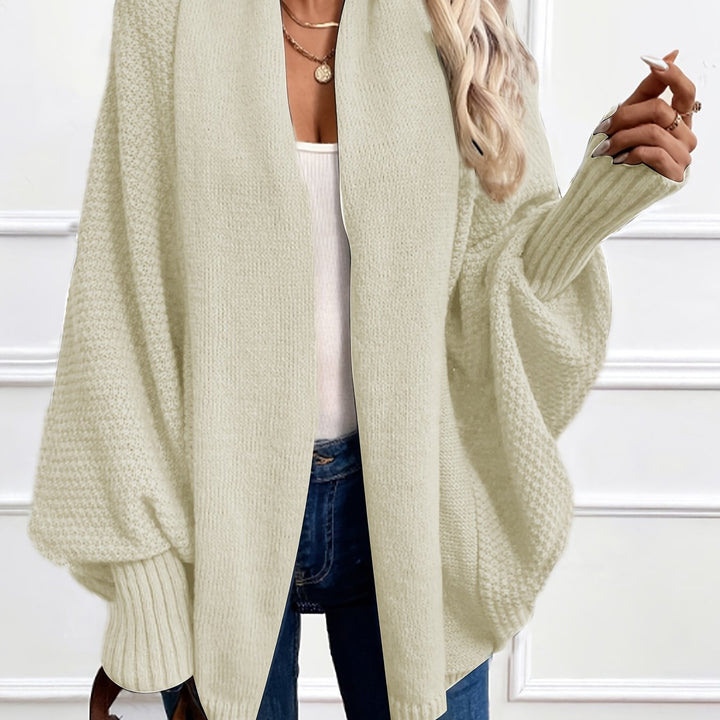 Elegante Shawl-Kragen Cardigan in Apricot