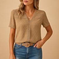 Marlene | Elegante Spitzen-Bluse