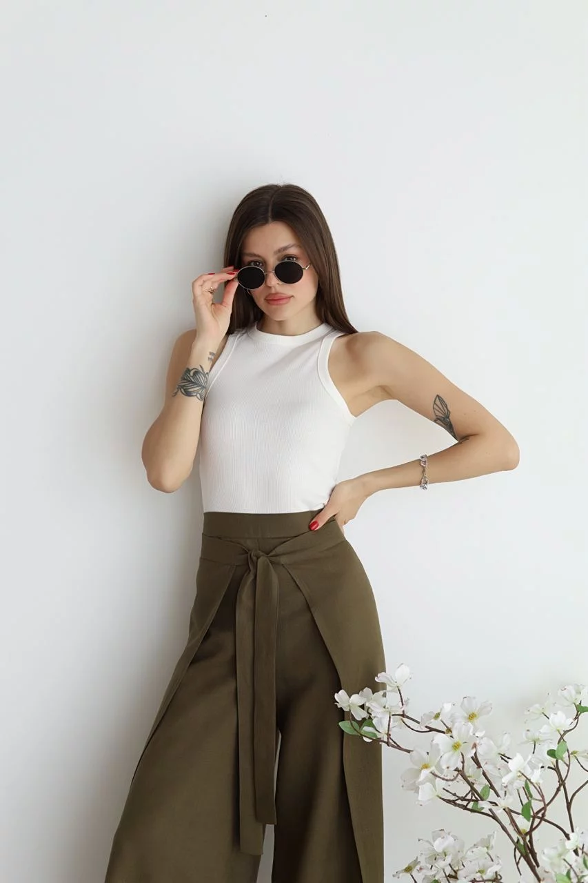 Elegante Weite Sommerhose (8)