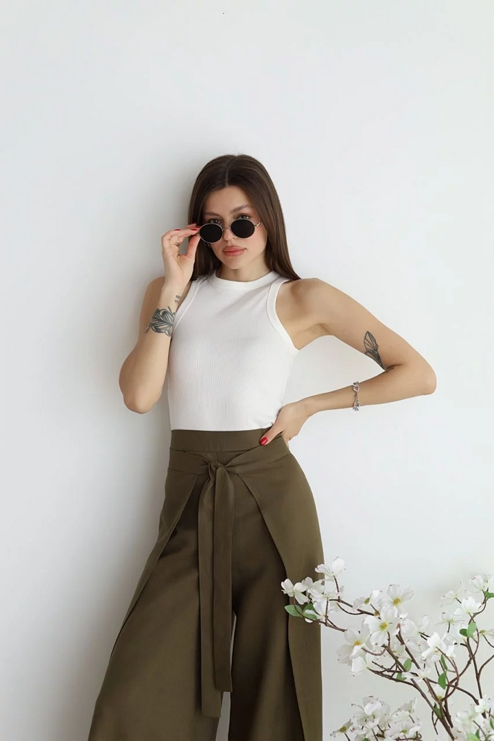 Elegante Weite Sommerhose (8)