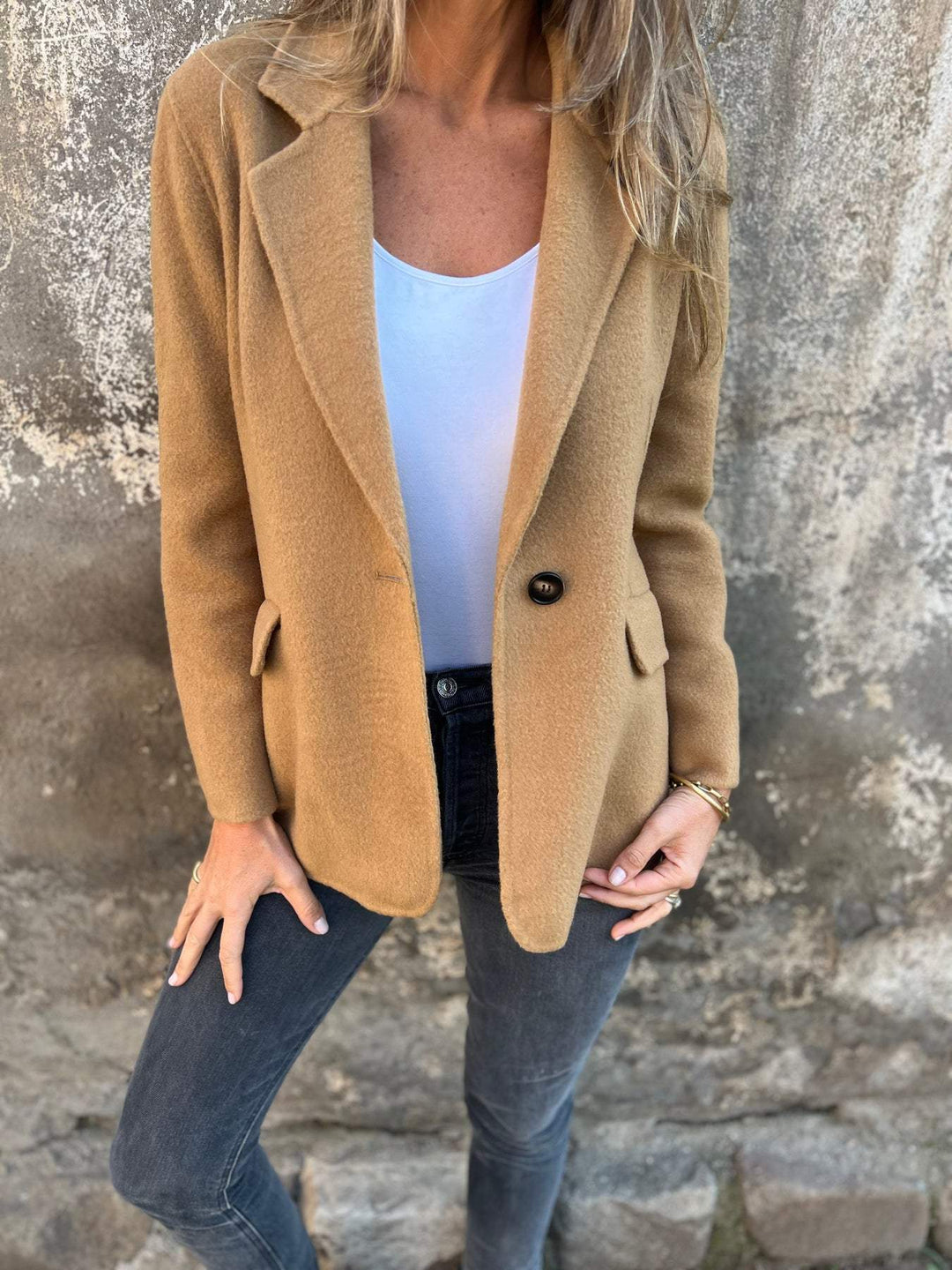 Eleganter Blazer für jeden Anlass in Braun