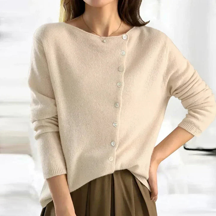 Eleganter Cardigan für jeden Tag in Beige