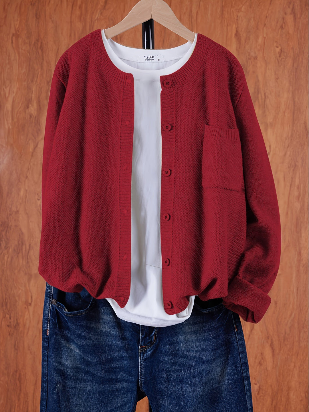 Eleganter Cardigan mit Knöpfen (3)