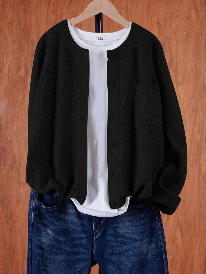 Eleganter Cardigan mit Knöpfen (6)
