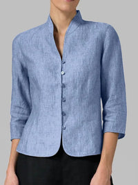 Alina | Eleganter Damen Trenchcoat aus Leinen