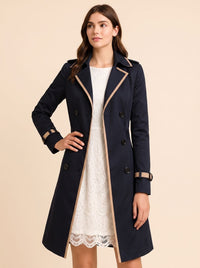 Leni | Eleganter Damen Trenchcoat in Knielänge