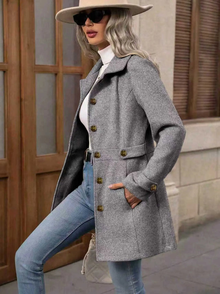 Eleganter Damen Trenchcoat mit Gürtel für Herbst