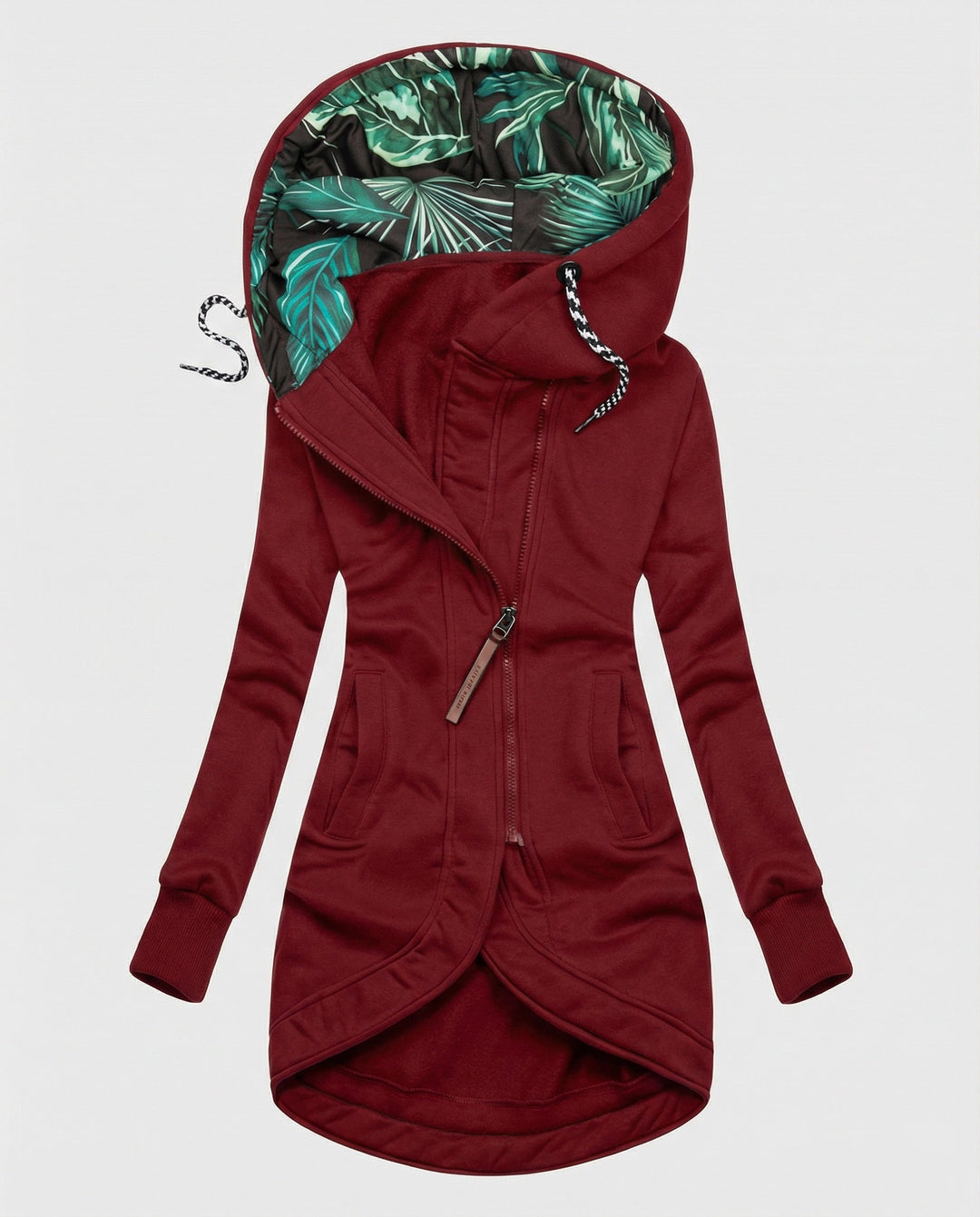 Eleganter Damen Wintermantel mit Kapuze für Herbst (8)