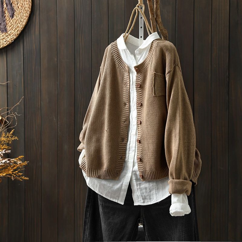 Eleganter Komfort-Cardigan für den Alltag in Beige