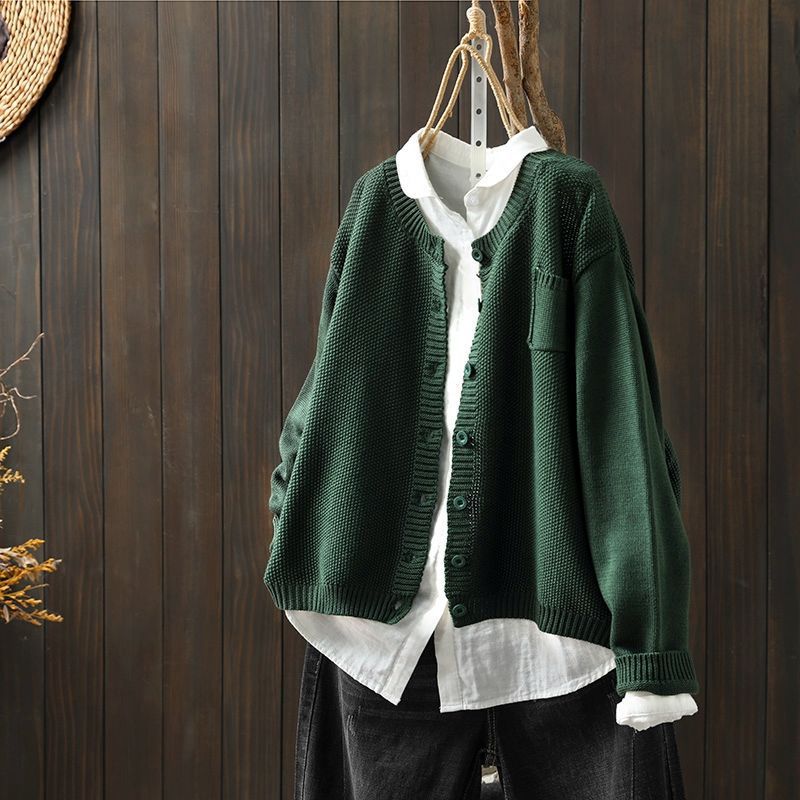 Eleganter Komfort-Cardigan für den Alltag in Grün