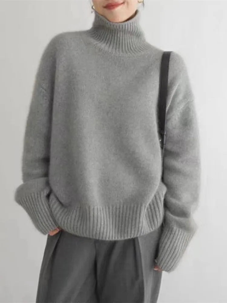 Eleganter Zeitloser Damen Pullover (4)