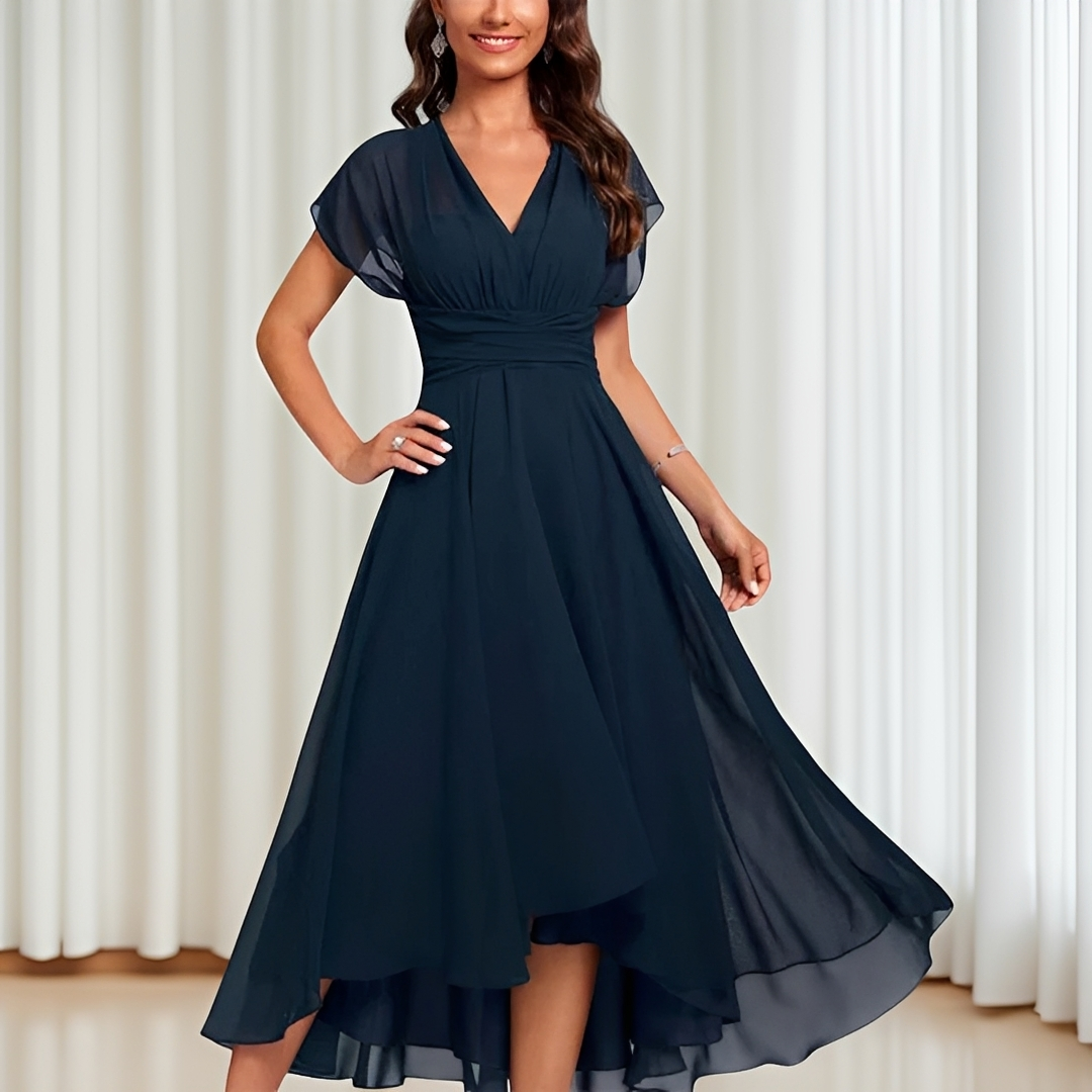 Elegantes Damen Cocktailkleid für Festliche Abende in Blau