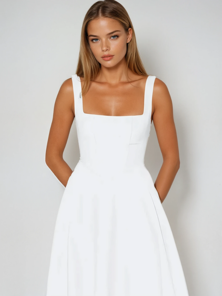 Elegantes Damen Midikleid für den Herbst (13)