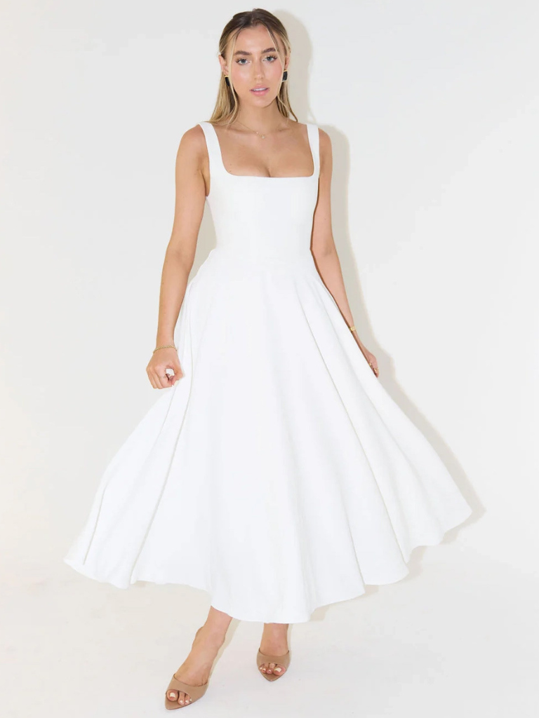 Elegantes Damen Midikleid für den Herbst (17)
