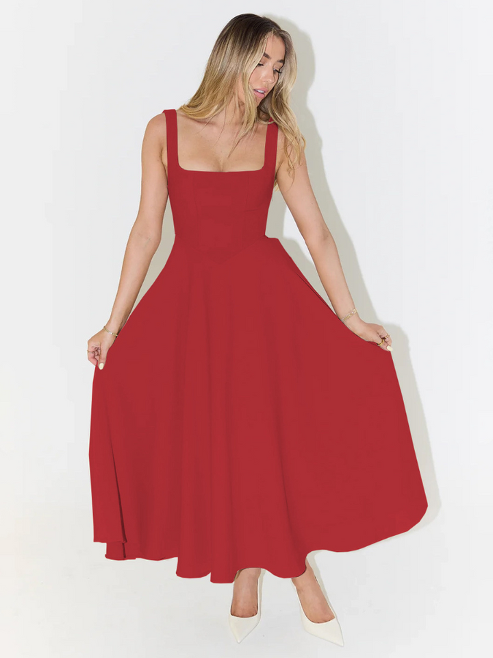 Elegantes Damen Midikleid für den Herbst (22)