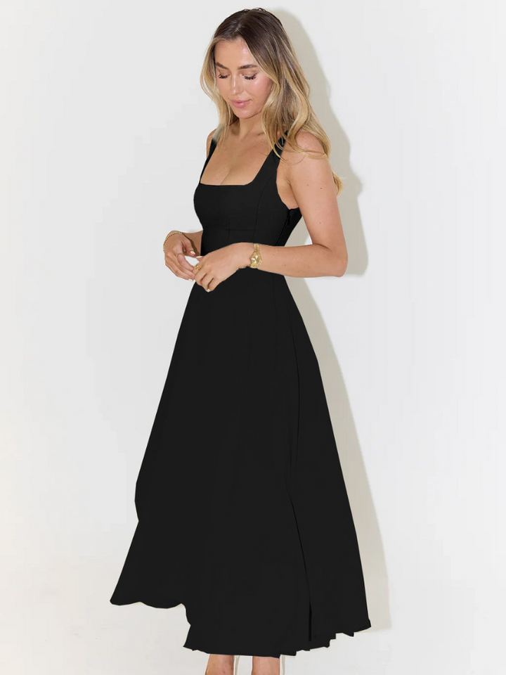 Elegantes Damen Midikleid für den Herbst (7)