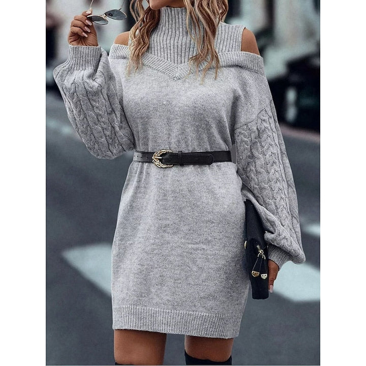 Elegantes Damen-Strickkleid für festliche Abende (10)