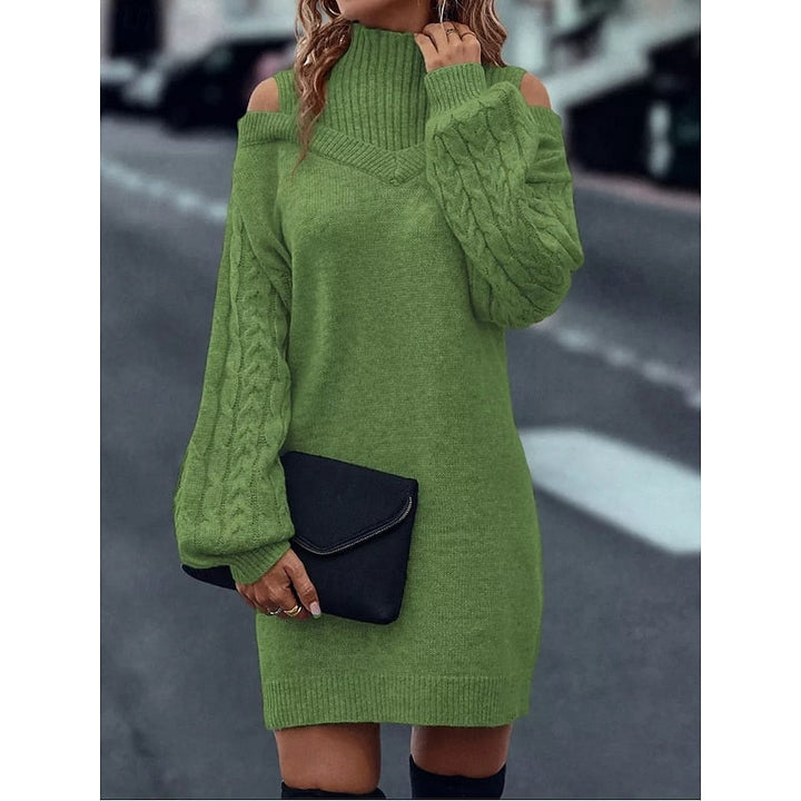 Elegantes Damen-Strickkleid für festliche Abende (11)