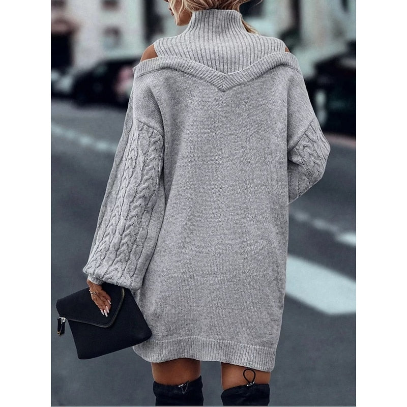 Elegantes Damen-Strickkleid für festliche Abende (8)