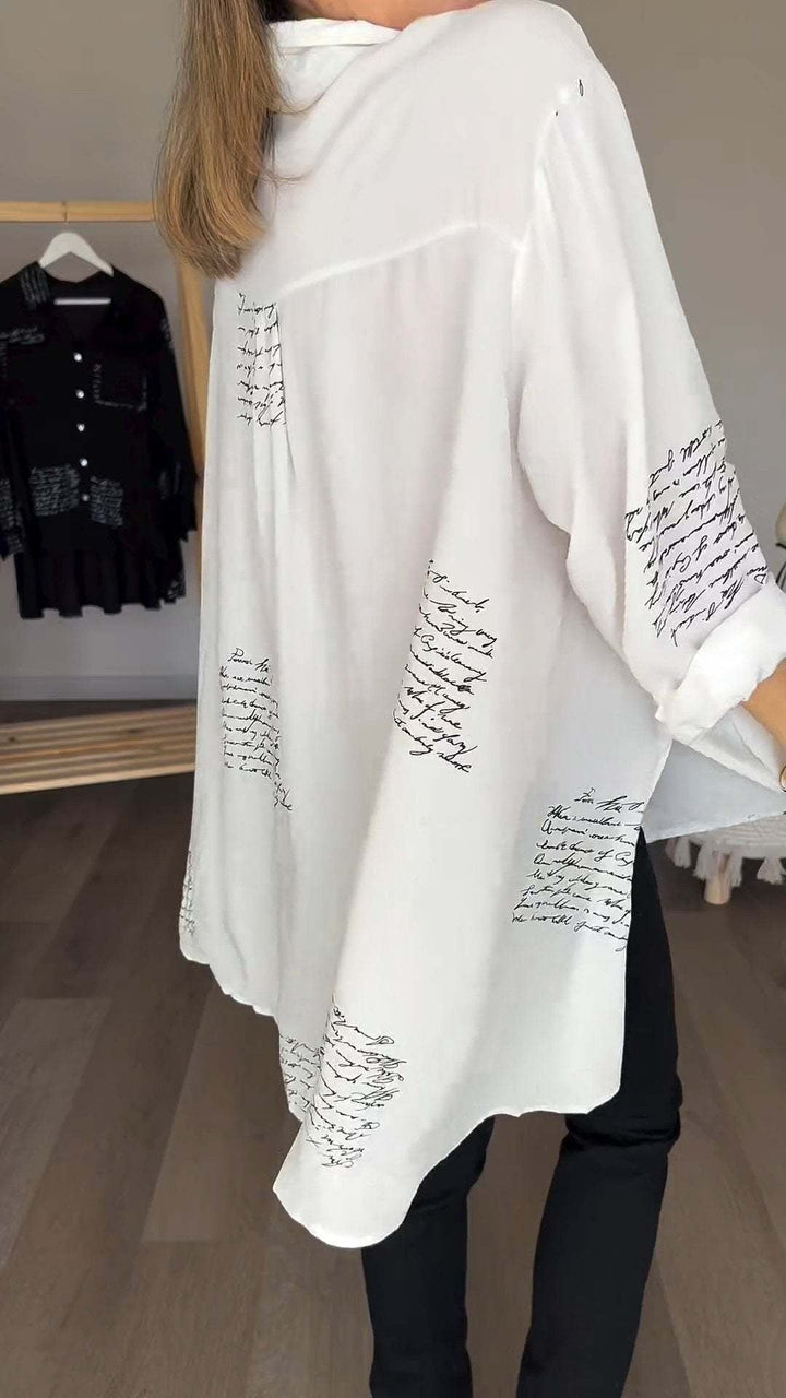 Elegantes Kunstdruck Hemd (5)