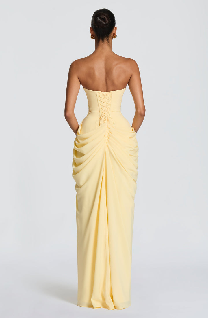 Elegantes Langes Abendkleid für Damen mit Raffung (9)