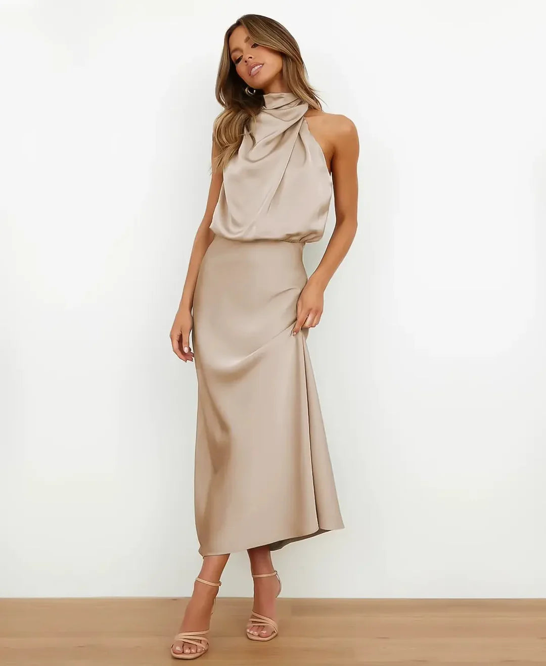 Elegantes Midikleid für Hochzeitsgäste