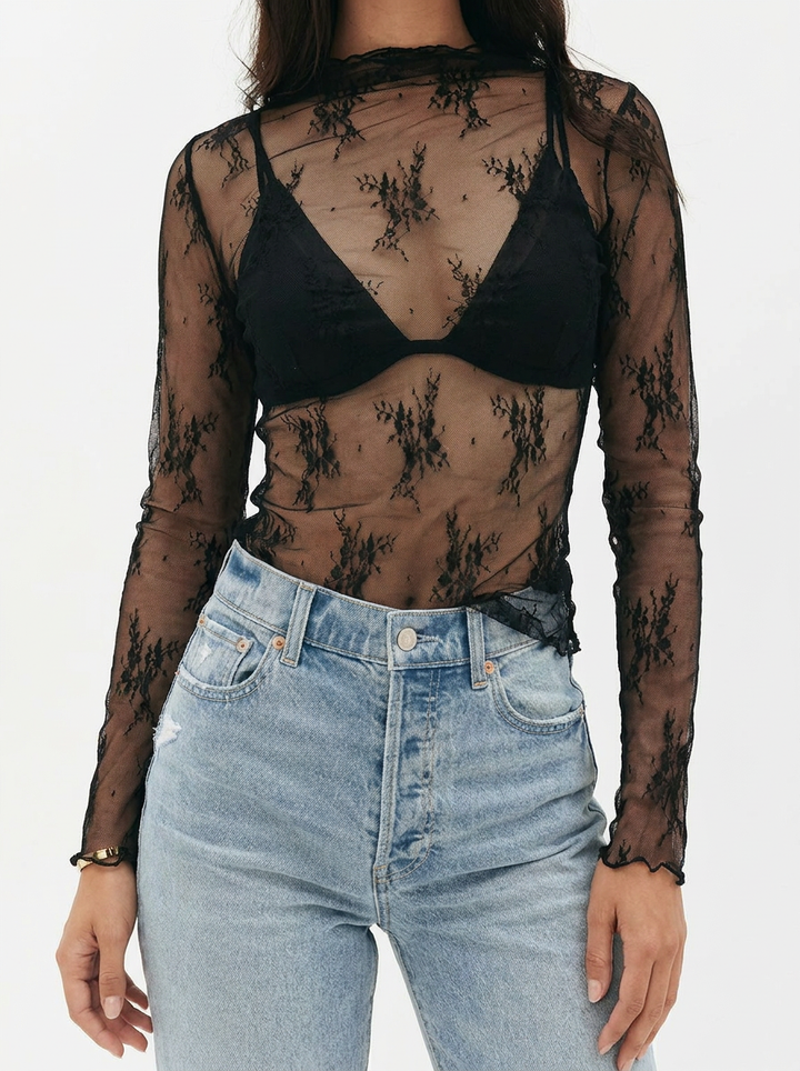 Elegantes Spitzen-Damen-Set für Übergänge (7)