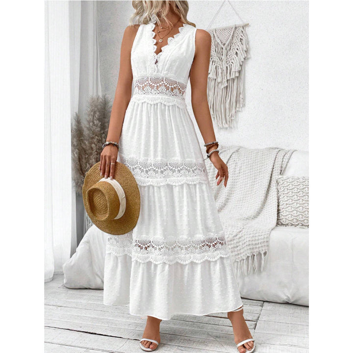 Elegantes Spitzen-Midikleid (2)