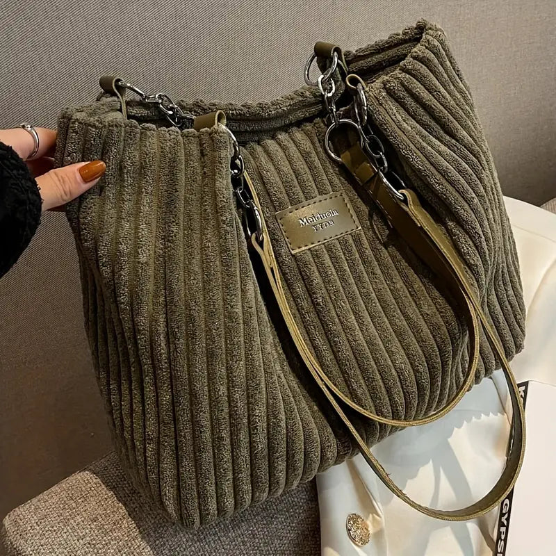 Nora Strandtasche aus Baumwoll-Kord foto 1