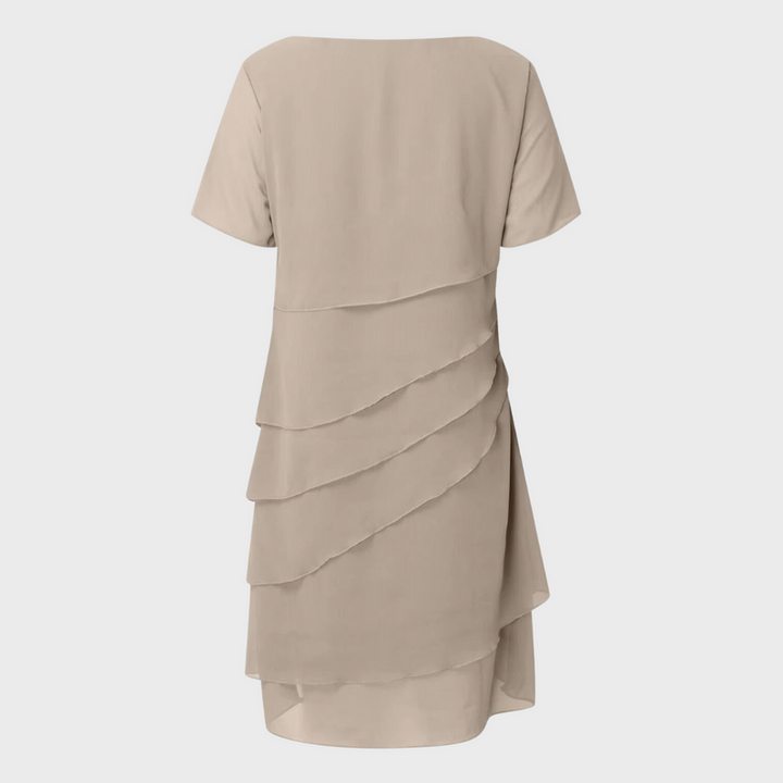 Festliches Damen Abendkleid aus Chiffon (5)